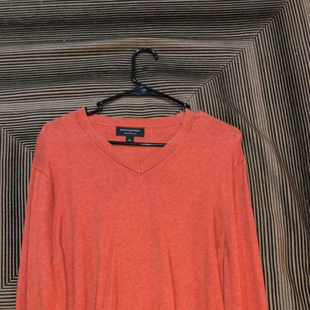 Orange banana republic long sleeve